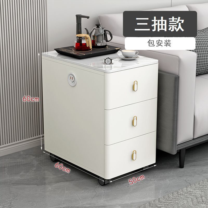 沙发边柜客厅移动小茶几轻奢沙发边几简约现代小茶几茶吧柜家用