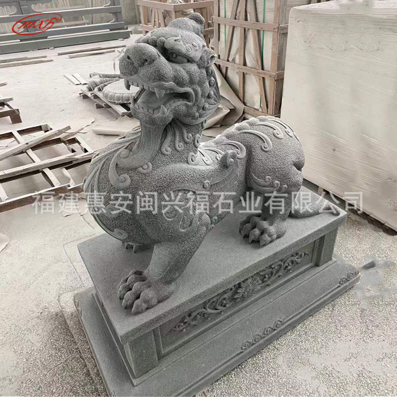户外庭院门口石雕貔貅摆件