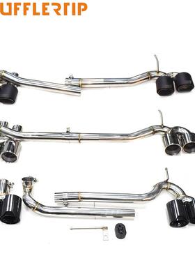 适用于宝马5系尾喉520Li525li530F10F18排气管改装MTM5四出碳纤嘴