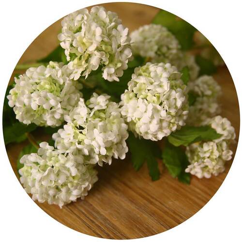 三头木绣球仿真绣球花假花高端品质绢花家居摆放软装花材