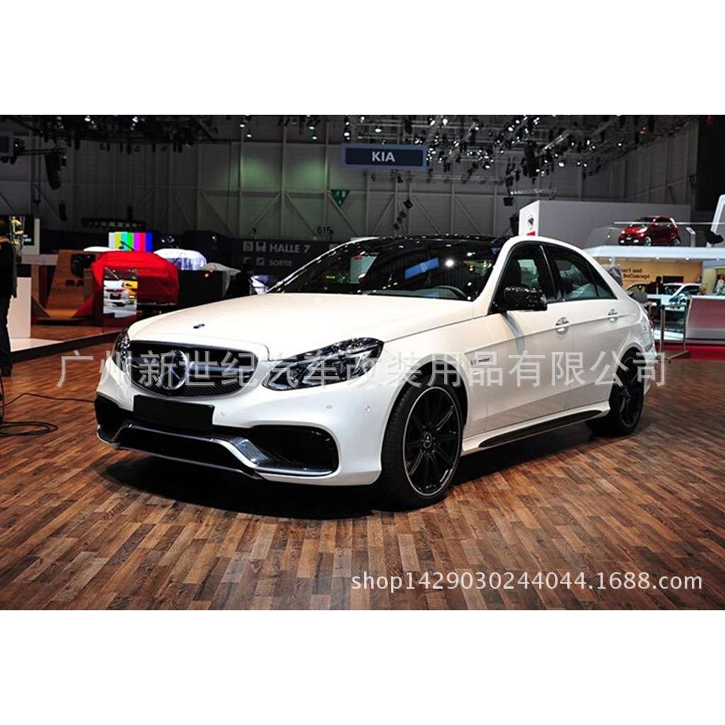 适用于奔驰E级E260L 200L 300L改装E63AMG大包围前杠后杠工厂直销