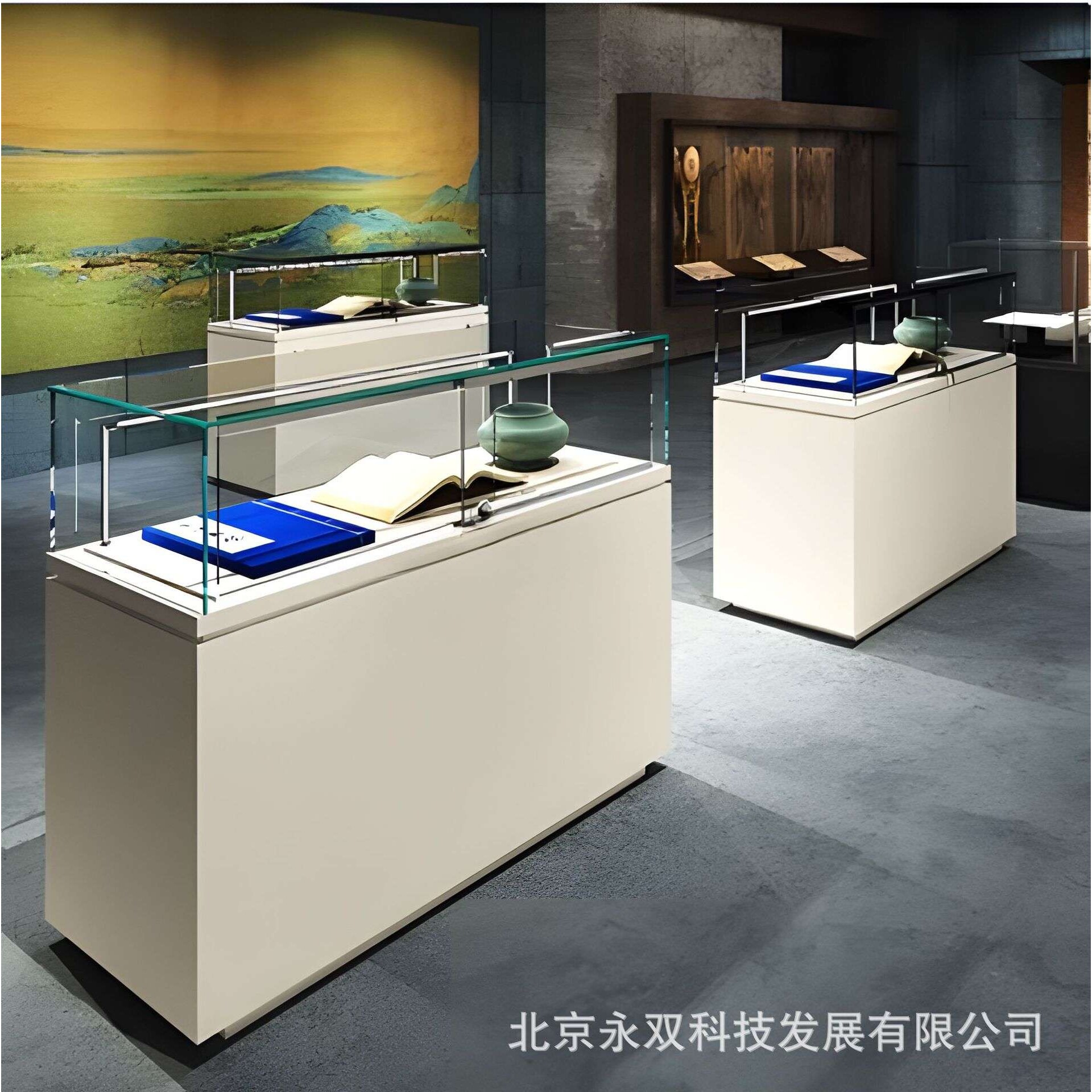 制定商场玻璃柜展示柜珠宝首饰柜台样品展览陈列柜博物馆文物展台