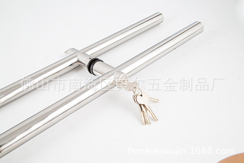 豪华美式大拉手锁单双开复合门