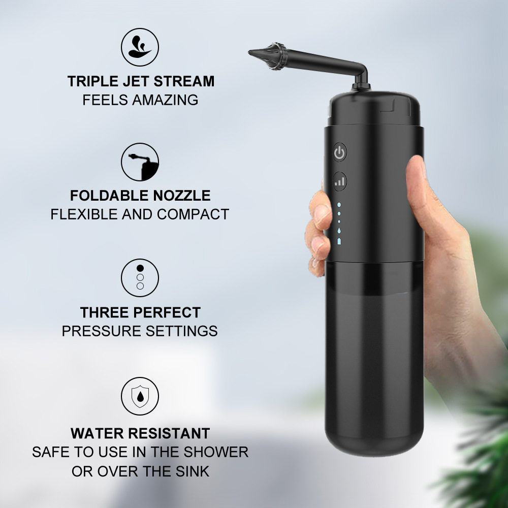 跨境爆品电动洗耳器防水冲耳器洁耳器便携智能全自动耳垢耳道洗耳