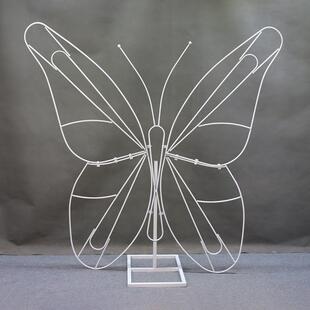 婚庆道具铁艺蝴蝶路引舞台背景布置婚礼堂场景装饰插花艺装饰摆件