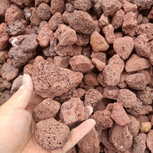 现货大块火山石颗粒火山石污水处理火山岩无土栽培用火山石规格多