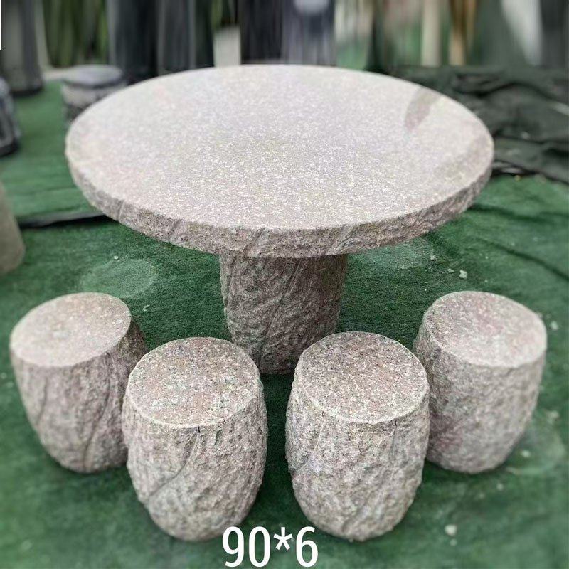 石桌石凳花岗岩石桌坐凳公园小区石桌广场庭院大理石圆桌厂家,家居饰品,石雕,淘宝优惠券,粉丝福利购,淘宝优惠卷