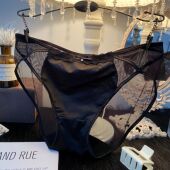 网纱 女纯欲蝴蝶结半透明新款 704B轻奢感丝滑缎面法式 蕾丝内裤