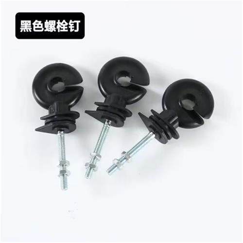 速发新品电子围栏自攻型加硬绝缘子耐高压绝P缘E钉畜牧养殖胶钉