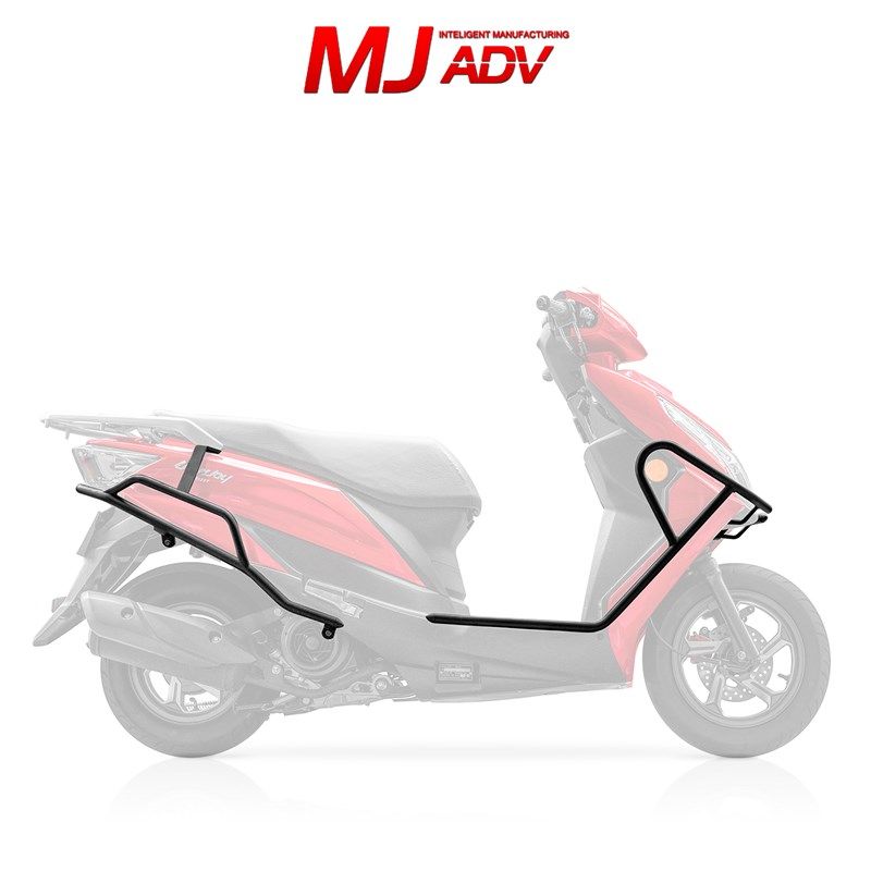 适用于铃木UE125改装保险x杠大包围碳钢护杠前后防摔杠车身保护架