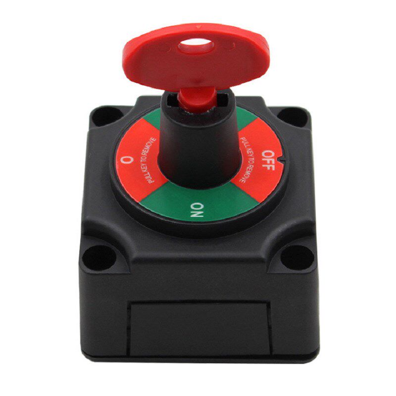 AC701E车船改装开关48V20z0A汽车电瓶断电开关防漏电旋钮开关两档