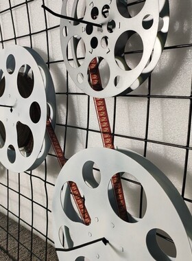 复古怀旧老电影胶片16毫米16mmC电影胶片胶卷片夹创意道具摆件套