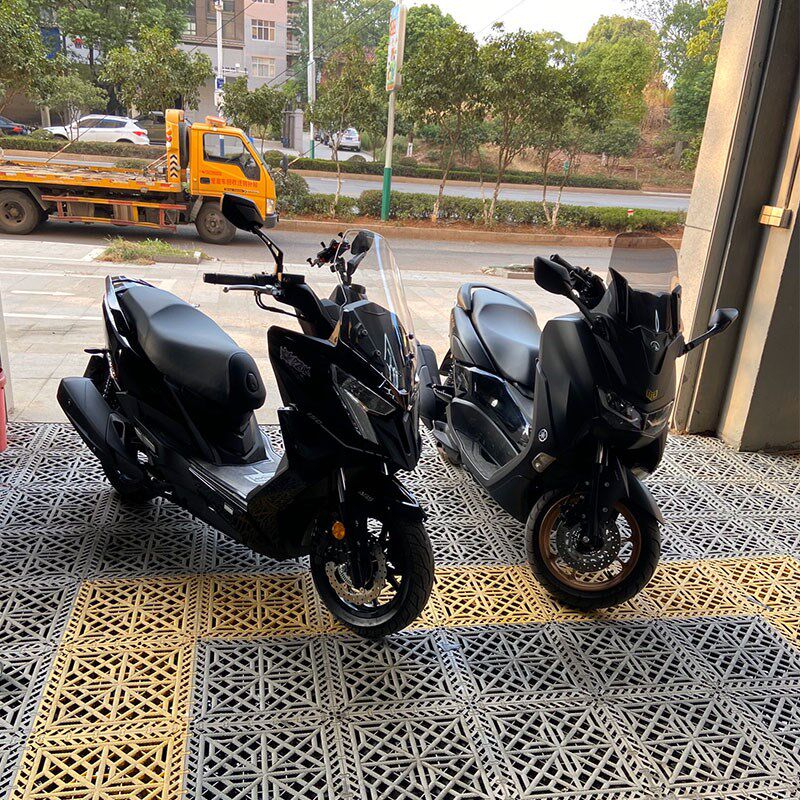 适用于光阳RKS150改装挡风玻璃 RacDing X 150前挡风加高加宽风挡
