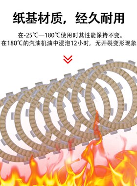适用凯越321R/RR 无极LX350AEC摩托车离合器片纸基片摩擦片离合片