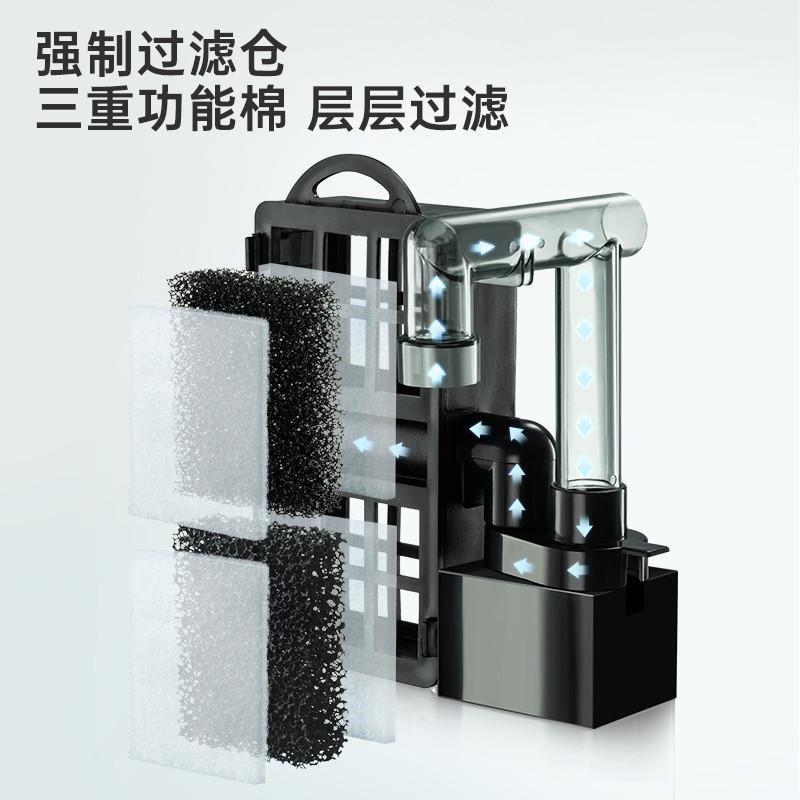 彻朗鱼缸过滤器循环水泵瀑布壁挂式过滤器三合一净水制Y氧除油膜,宠物/宠物食品及用品,过滤设备,淘宝优惠券,粉丝福利购,淘宝优惠卷