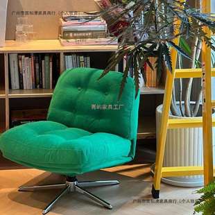 杜威林格单人椅休闲阳台客厅旋转沙发椅子设计师创意网红懒人沙发