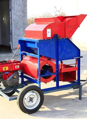 400型新款花生摘果机干湿两用喂入式秧果分离机摘花生机脱果机