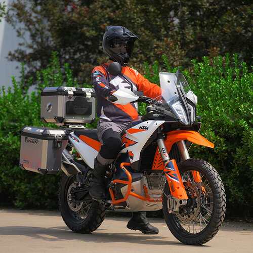 GSADV适用于KTM890ADV/R铝合金三箱尾箱边箱改装保险护杠配件箱架