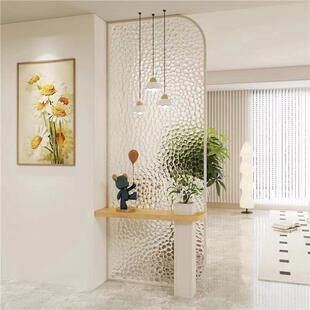 玻璃隔断客厅屏风入户正对门洗手台隔断墙卫生间遮挡进门玄关