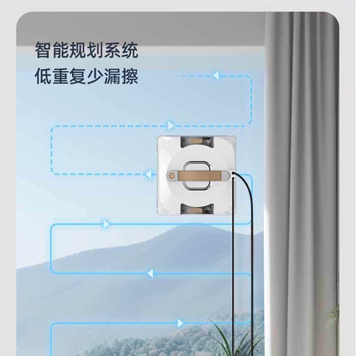 跨境直供全自动高空清洁机擦窗机大吸力防跌落擦窗机器人