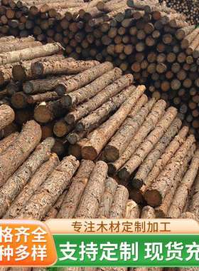 一手杉木原木柳杉原木桩柳杉打桩木河道打桩木杉木桩
