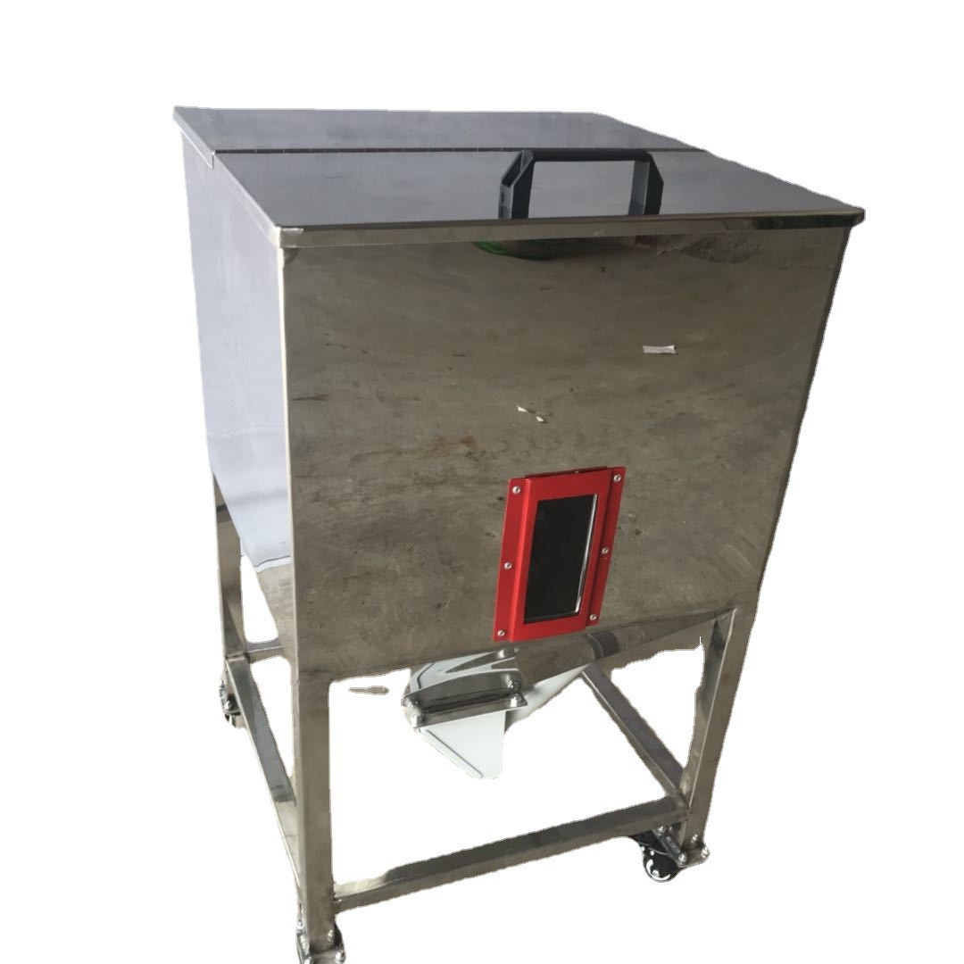 50-200KG不锈钢塑料颗粒储料桶