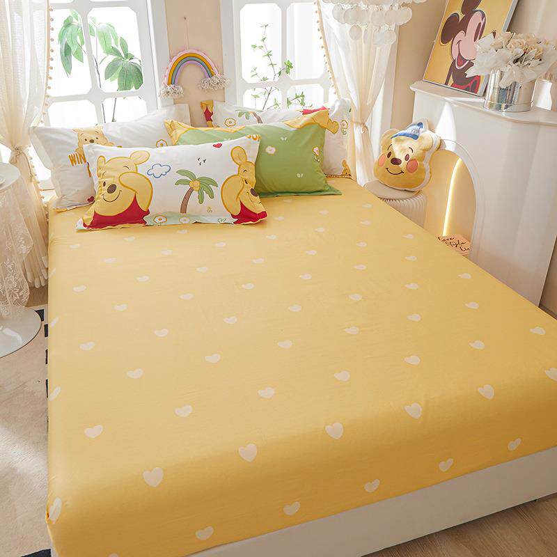 小清新风纯棉床笠单件150x200cm全棉床罩180x200席梦思床垫保护套