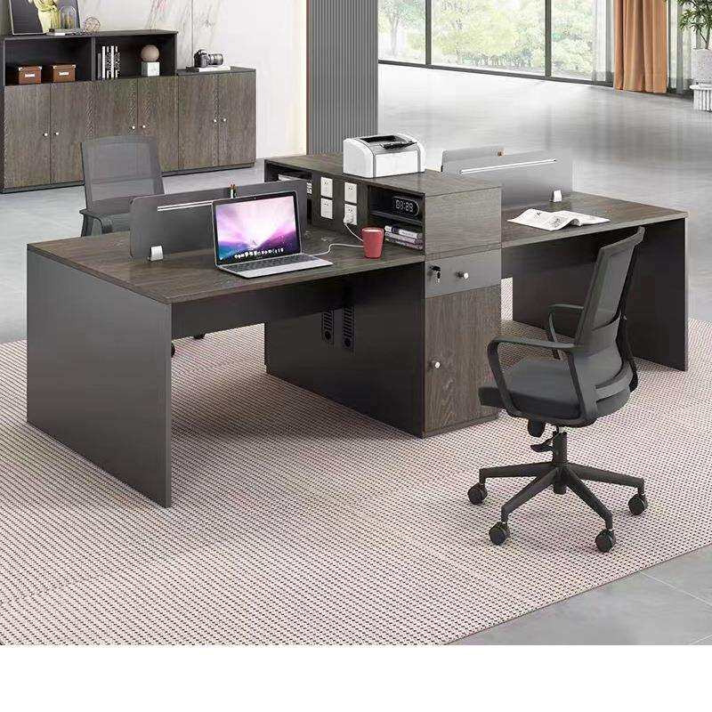 办公桌椅组合现代简约2/4/6人位员工桌财务桌职员桌办公室电脑桌