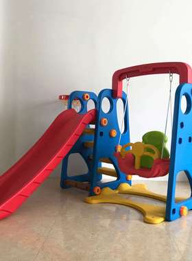 直销中小型儿童室内家用宝宝幼儿多功能三合一滑滑梯秋千组合