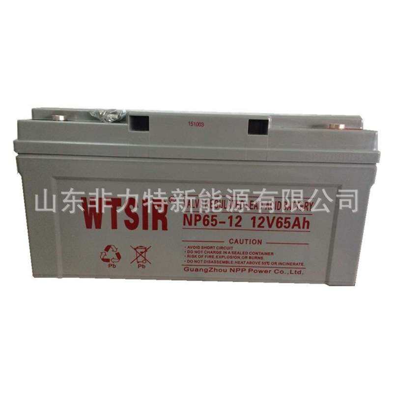 WTSIR蓄电池NP65-12维塔斯铅酸电池12V65AH配电柜 机房应急专用