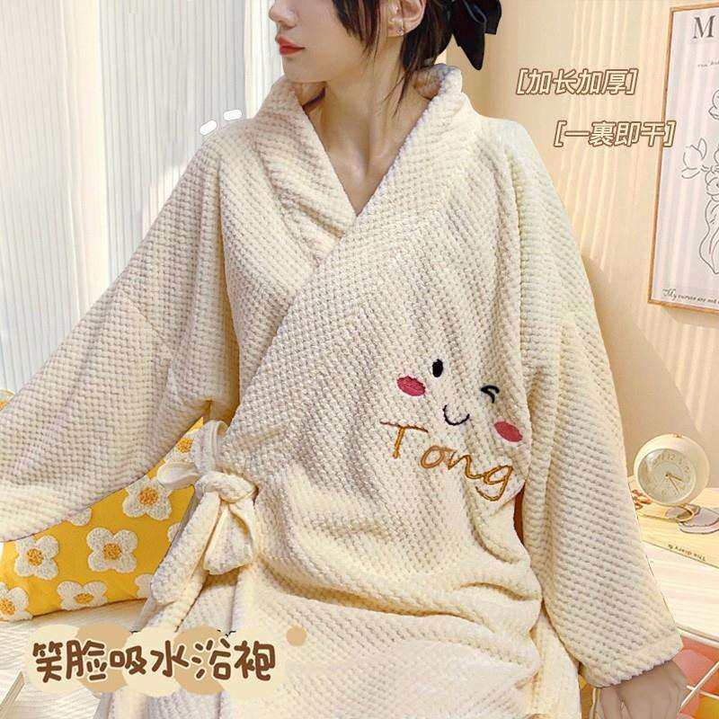 浴巾女款2025新款可穿式可裹全身浴袍四季通用洗完澡睡袍吸水速干