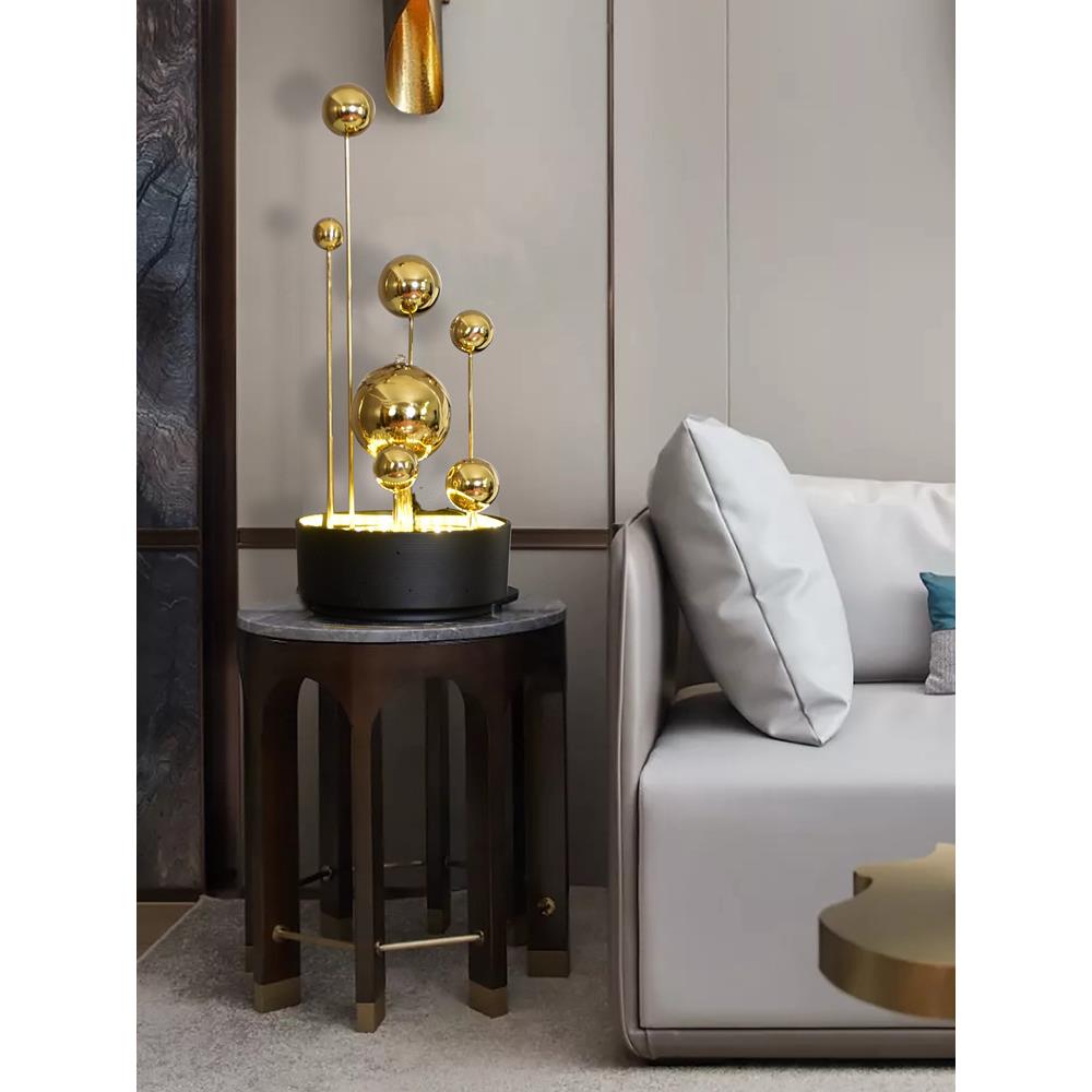 BK9K室内喷泉办公室流水系摆件现代轻奢工艺品玄关水景客厅装