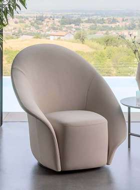 Lilia Revolving Armchair莉莉娅旋转扶手椅现代布艺沙发椅子