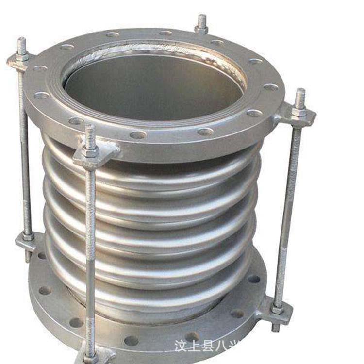 不锈钢补偿器法兰膨胀节304波纹管伸缩节拉杆式防震真空补偿器