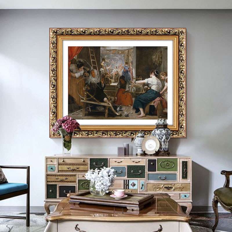 委拉斯贵支装饰画Diego Velazquez委拉斯开兹宫娥西班牙人物油画