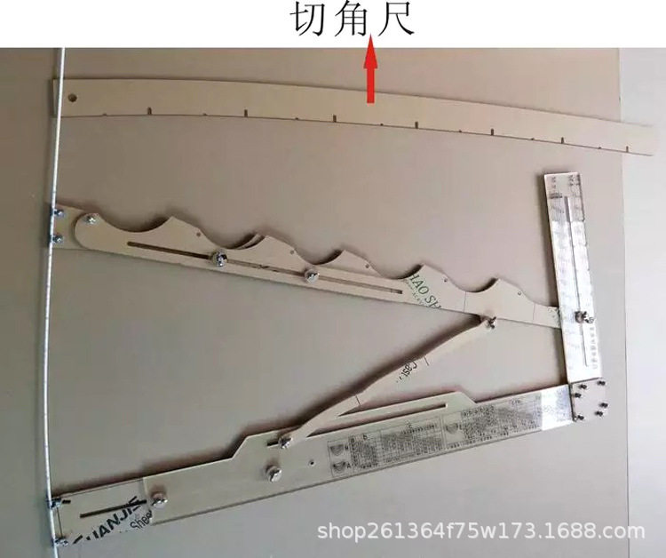 窗帘水波尺 窗帘幔头制作工具窗饰辅料配件