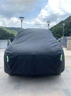 黑色涤塔夫190t汽车车衣车罩遮阳防晒防雨雪carcover防尘套