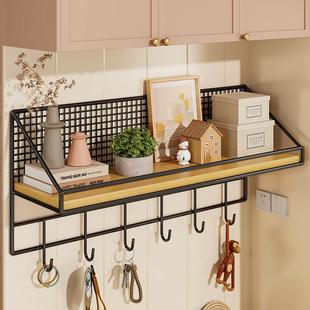 谋生钥匙收纳装饰挂钩上墙入户门玄关钥匙锁匙挂架铁艺创意摆件壁