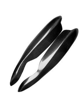 适用新Smart-B#灯眉(W451)（2007-2014）碳纤维汽车大灯眉睫毛改