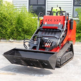 Small tracked loader出口 汽油款工地铲运车 农用铲土装卸小铲车