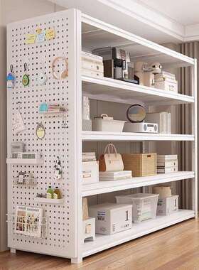 家用可调节简易书柜客厅收纳架子钢制书架落地置物架多层阳台货架