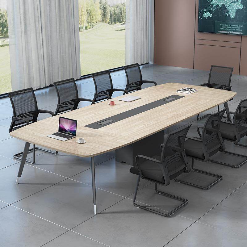 会议桌长桌广州大型办公桌简约洽谈小型办公会议室桌椅长方形