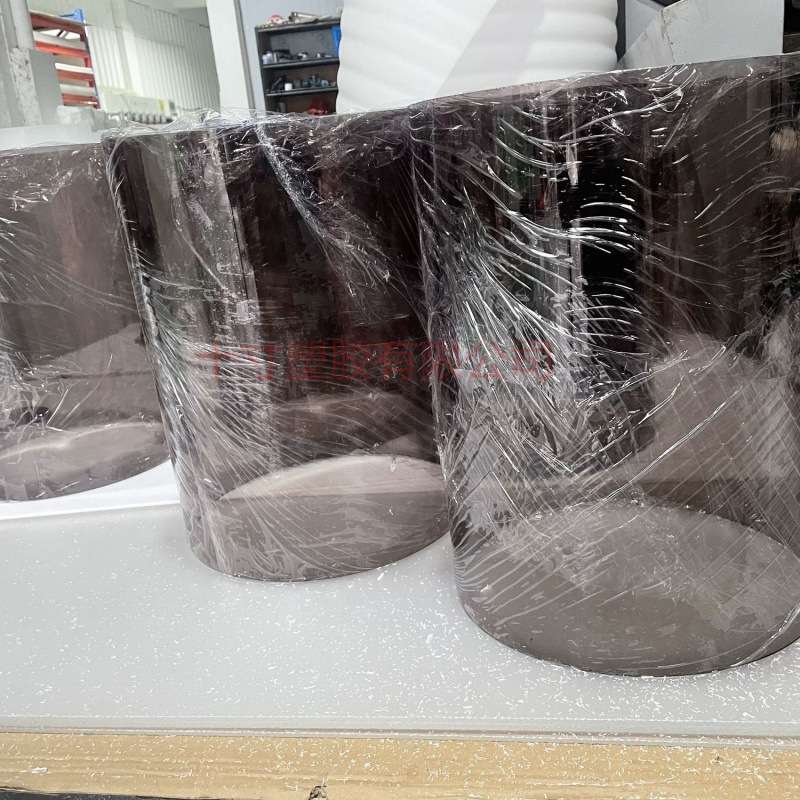透明亚克力空心圆管彩色有机玻璃管直径5-500mm乳白磨砂半圆封底