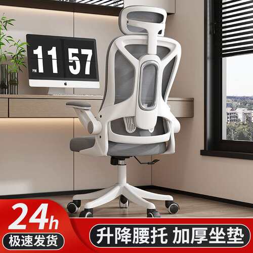 电脑椅子舒服久坐家用办公座椅电竞人体工学椅卧室书桌凳子靠背椅