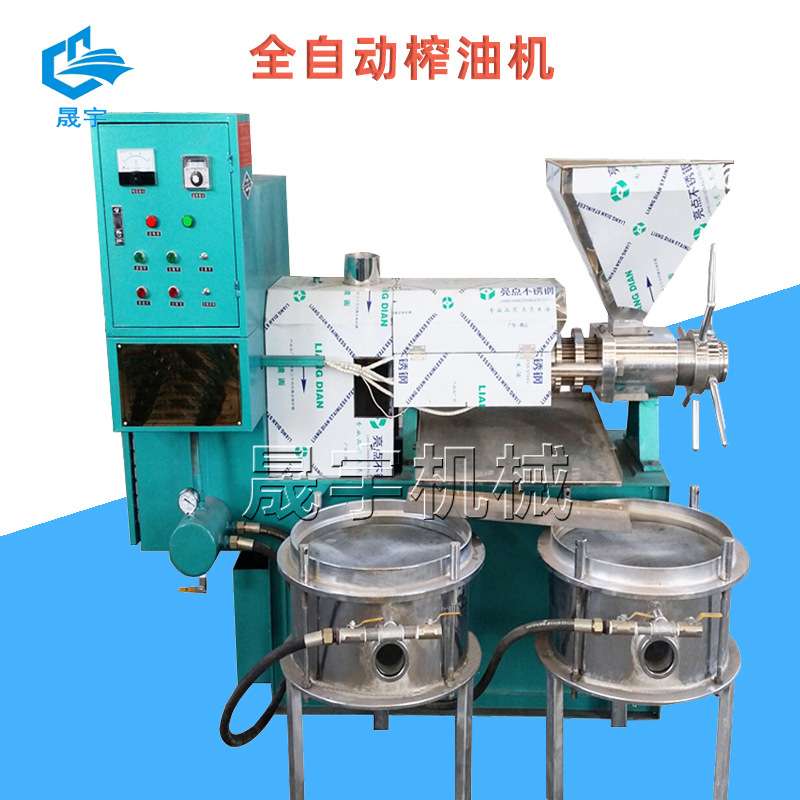 全自动冷热两用螺旋核桃炸油机 商用电动芝麻花生大豆榨油设备
