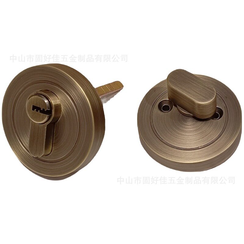 锌合金单舌隐形门锁0070
