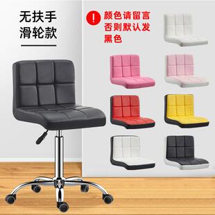 家用简约高款吧台椅旋转可升降收银台椅前台靠背高脚凳子酒吧椅子