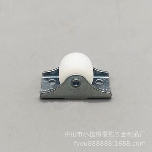 0.5寸迷你小轮子移动花架圆形滑轮小家电脚轮茶几桌子万向小轮子