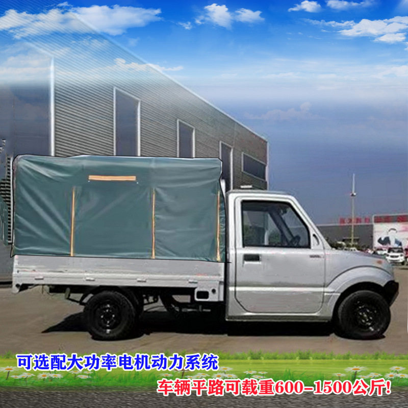单排2门2座电动四轮载货厂区电商农户运输代步车可配增程器发电
