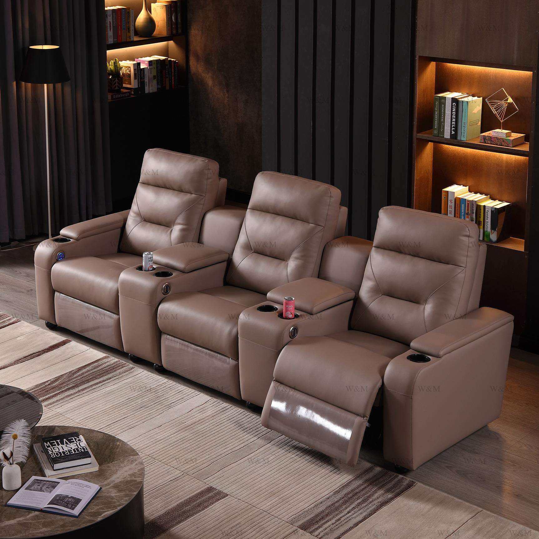 别墅私人影院沙发家庭影院功能沙发影视厅观影沙发影音室电动沙发